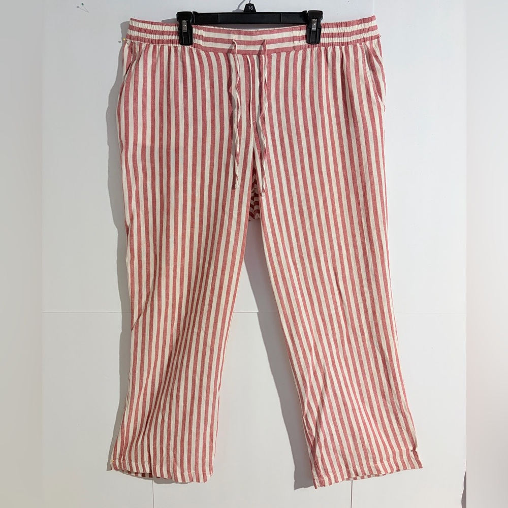 Old Navy Red and White Striped pants